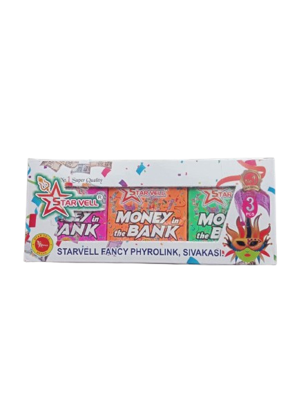 Money Bank 3Pcs